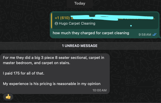 Hugo Carpet Cleaning +1214-734-8618